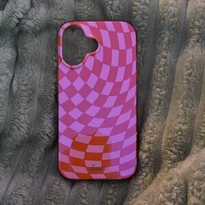iPhone 16 Sonix Pink Checkerboard Phone Case